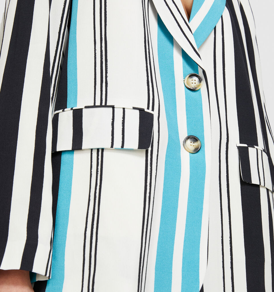 Printed blazer - women's blazers - Multi-color | Sisley image number 5